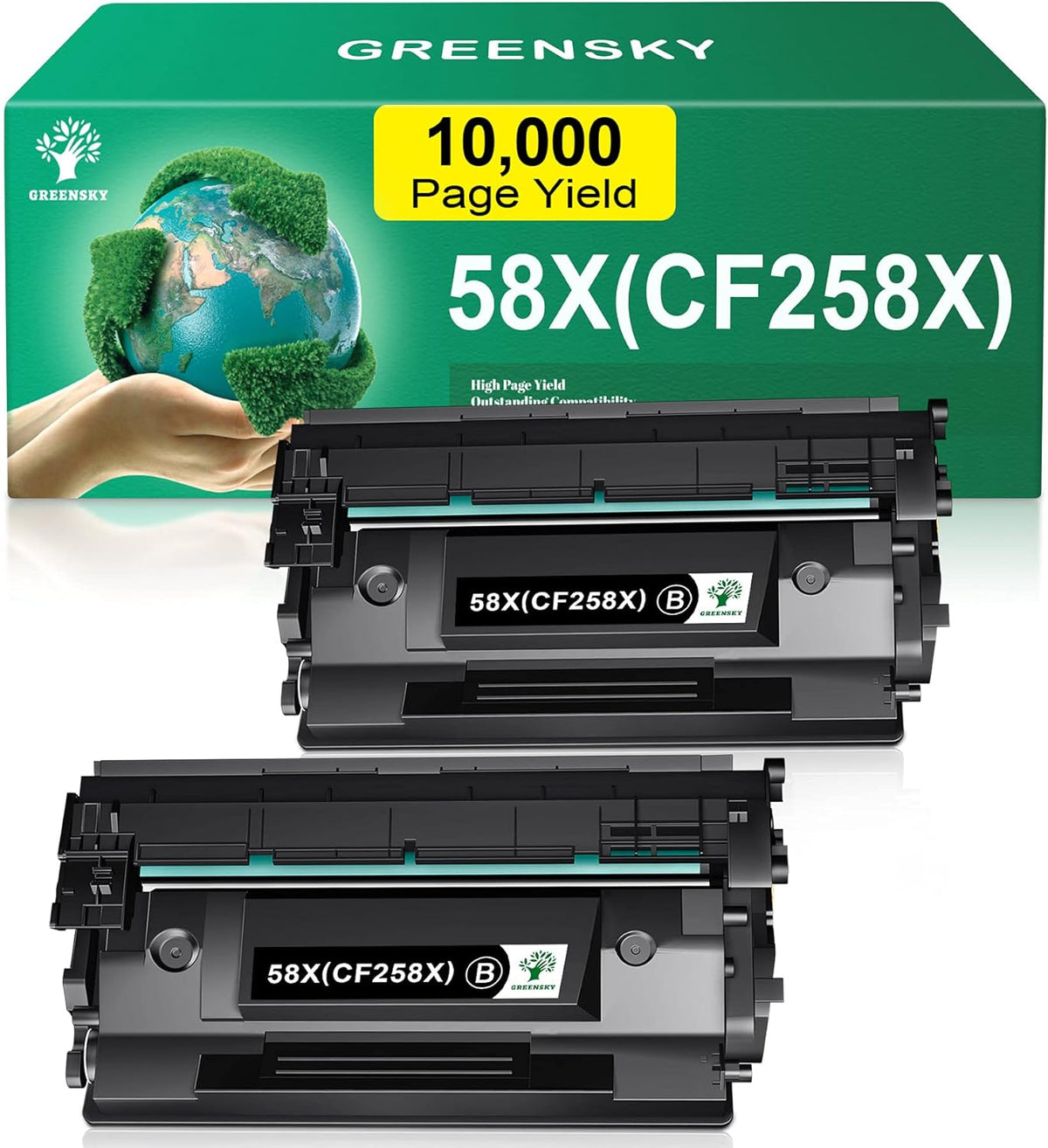 Black 2-Pack High Yield Toner Cartridge Z265873
