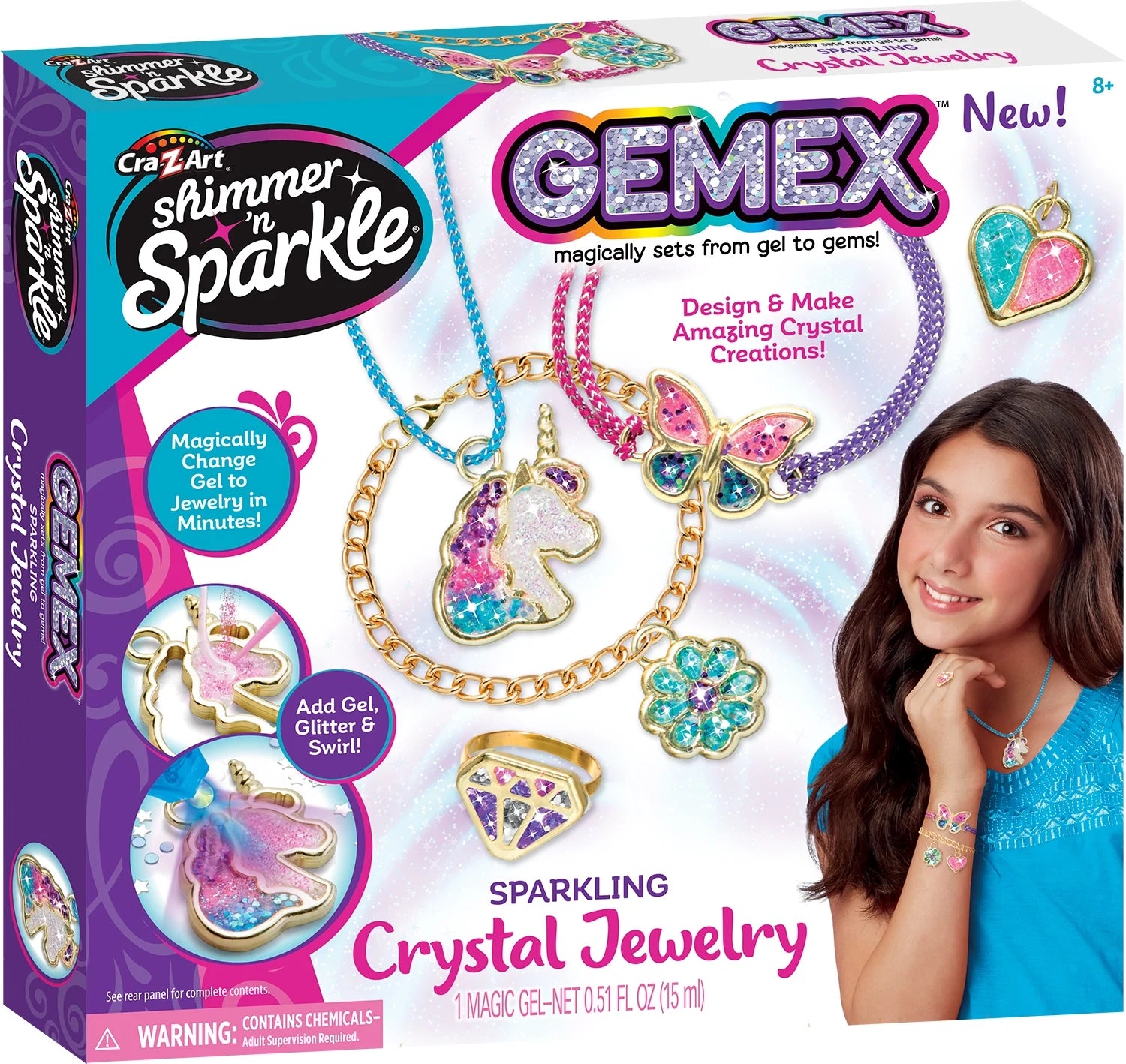24 Piece Crystal Jewelry Kit V422