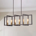 6-Light Dimmable Aluminum Kitchen Island Chandelier V790