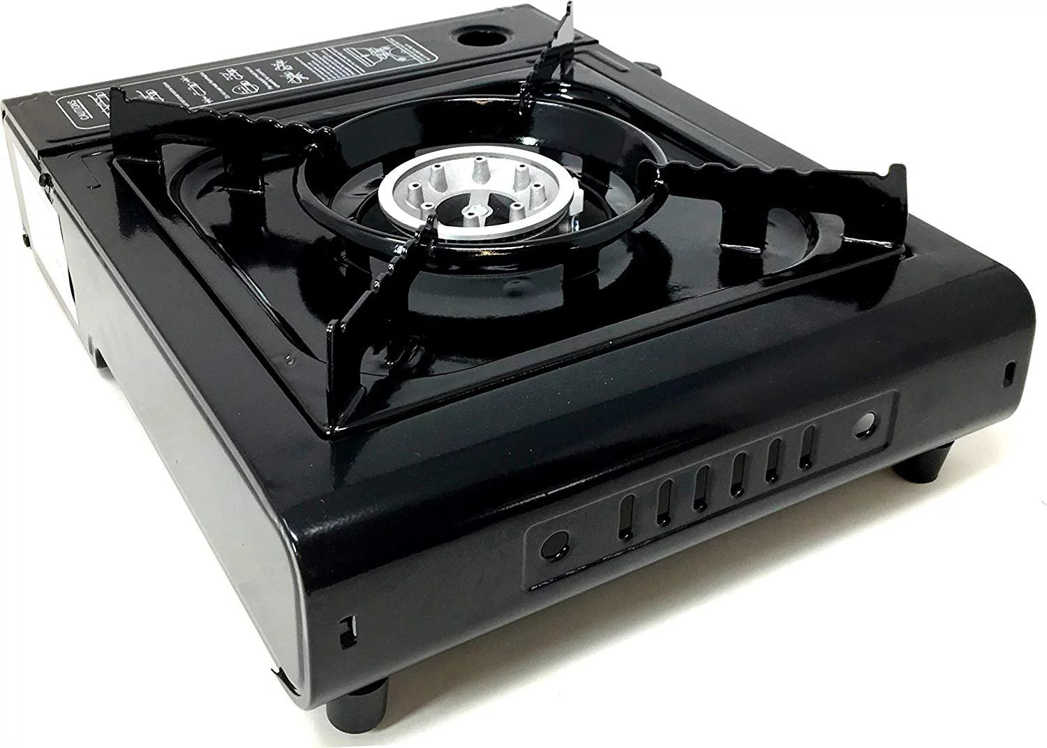 Portable Outdoor Butane Gas Stove with Stainless Steel Body and Carrying Case S92606
