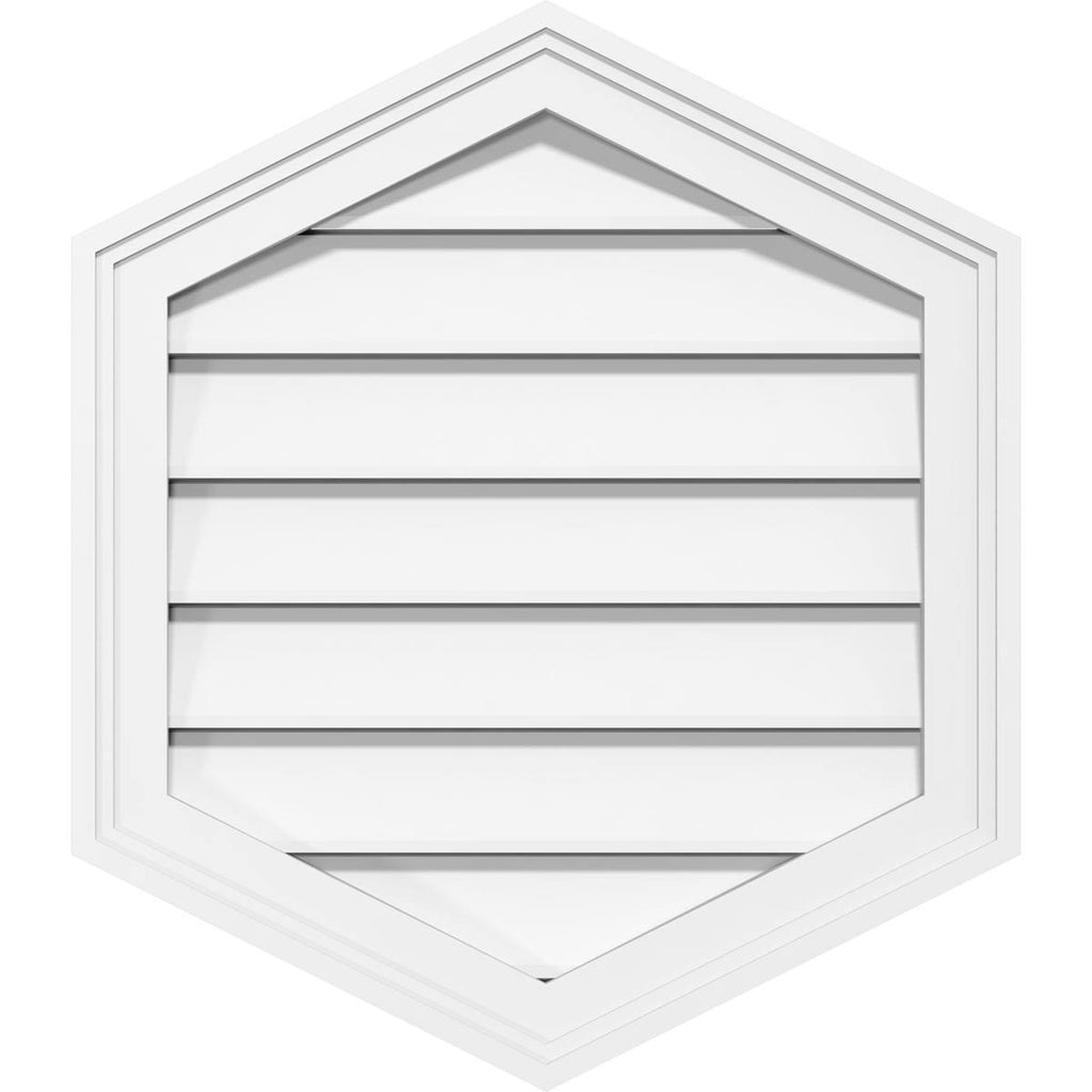 18x22W x 40x22H PVC Gable Vent L3836