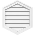 18x22W x 40x22H PVC Gable Vent L3836
