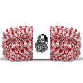 Red & Silver Metallic Tinsel Garland C15697