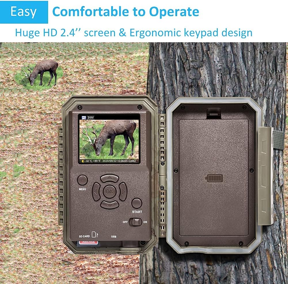 Camo Trail Camera with Night Vision A52640