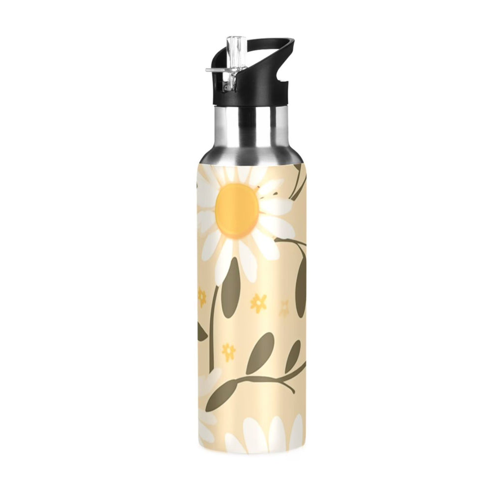 Stainless Steel Insulated Water Bottle with Straw Lid 20 oz D3703