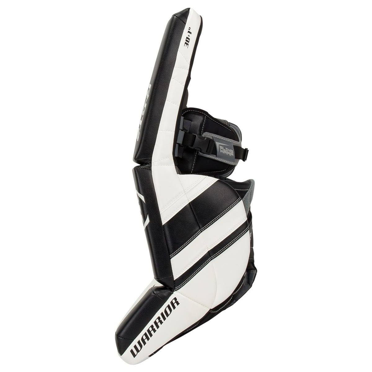 Intermediate Goalie Leg Pads White Black 30+1in M469