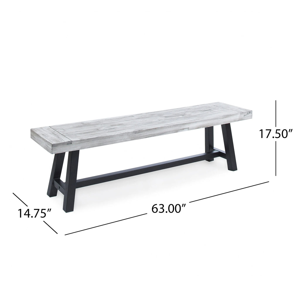 Outdoor Acacia Wood Bench C299442