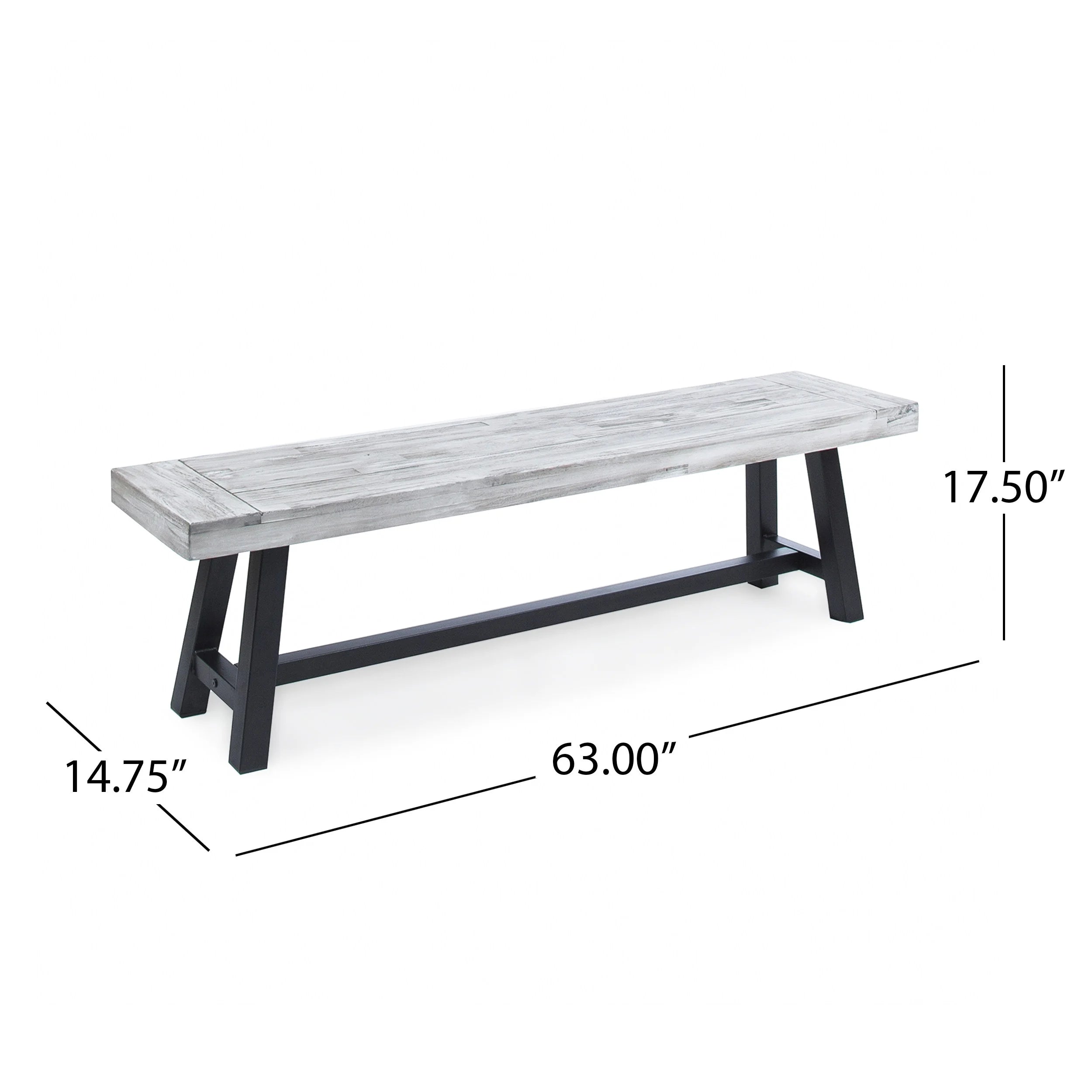 Outdoor Acacia Wood Bench C299442