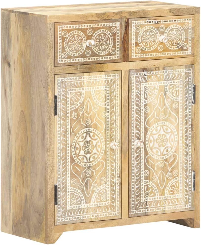 Solid Reclaimed Wood Sideboard with Drawer and Storage Cabinet A205282