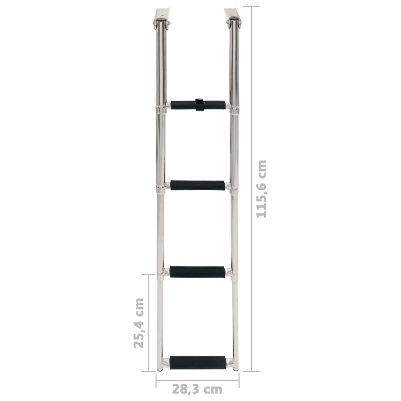 4-step Stainless Steel Folding Boarding Ladder B6739