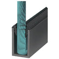 Black Powder Coat 2x22 Deep U-Channel 240x22 Stock Length D42600