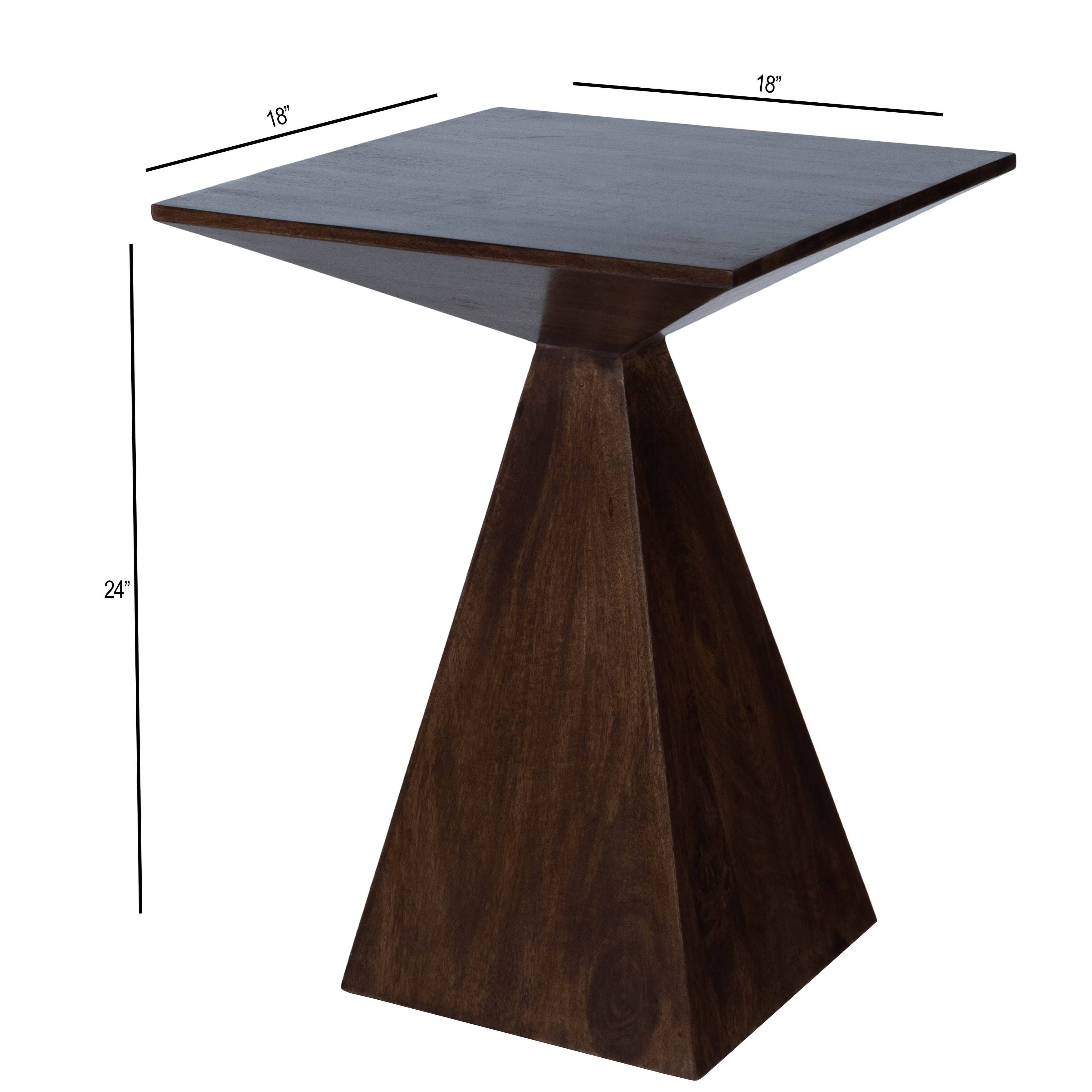 Brown Wood End Table L4102