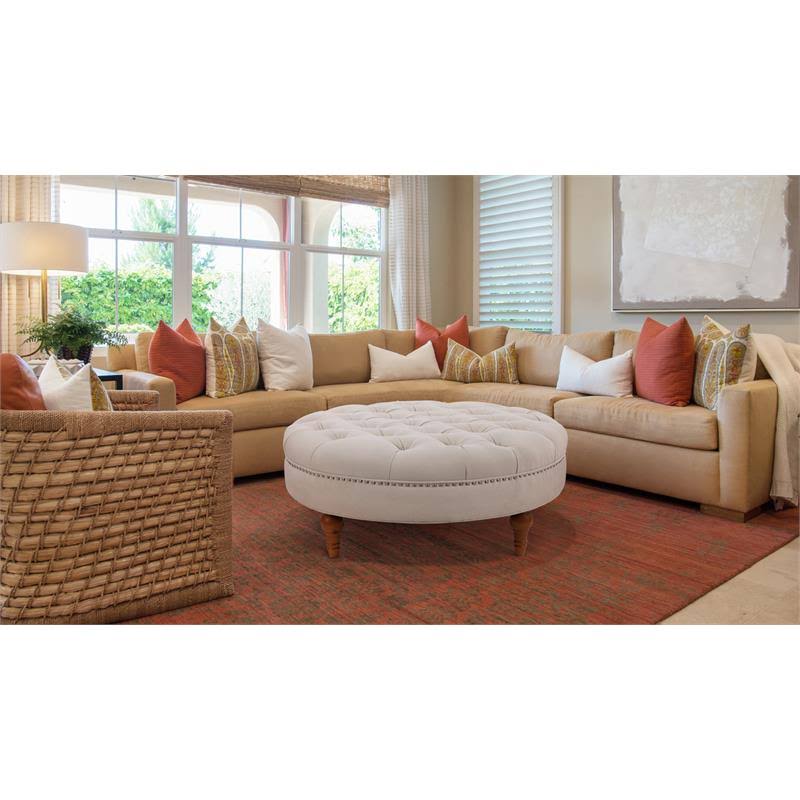 Tufted Round Ottoman N85398