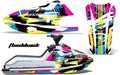 Jet Ski Graphics Kit Sticker Decal Compatible with Kawasaki X2 1986-1995 D99205