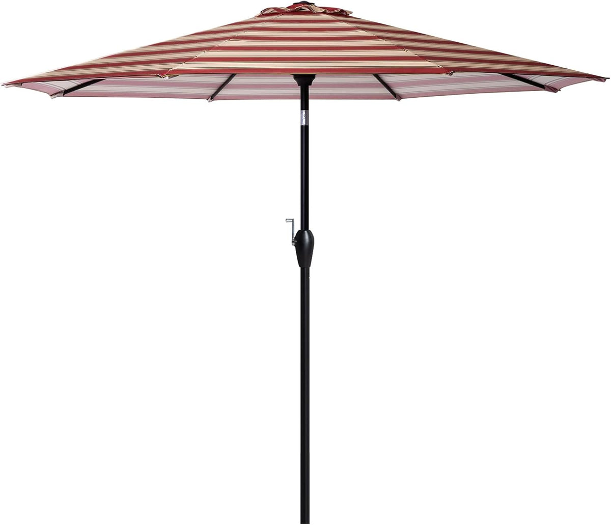 Beige 9 ft Patio Umbrella with Nonfading Canopy D907962