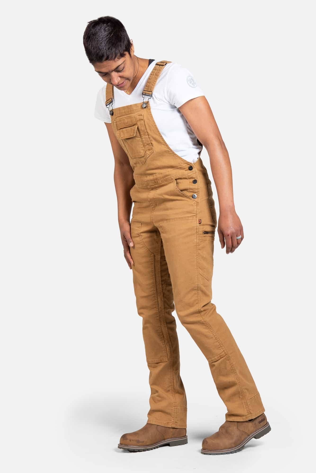Saddle Brown Canvas Overall R141007