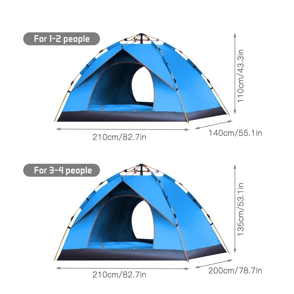Pop Up Tent Water-resistant Portable Instant Camping Tent Q305831
