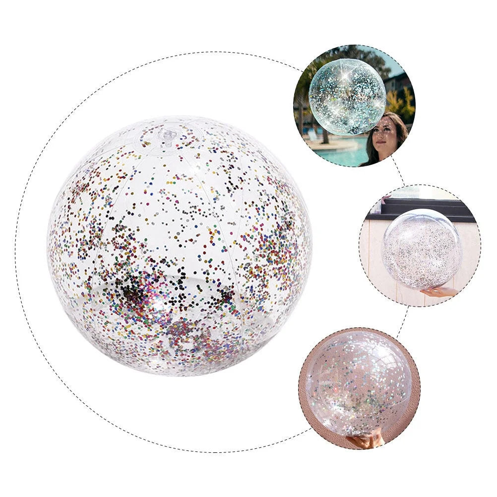 Inflatable Transparent PVC Beach Ball Water Toy H389