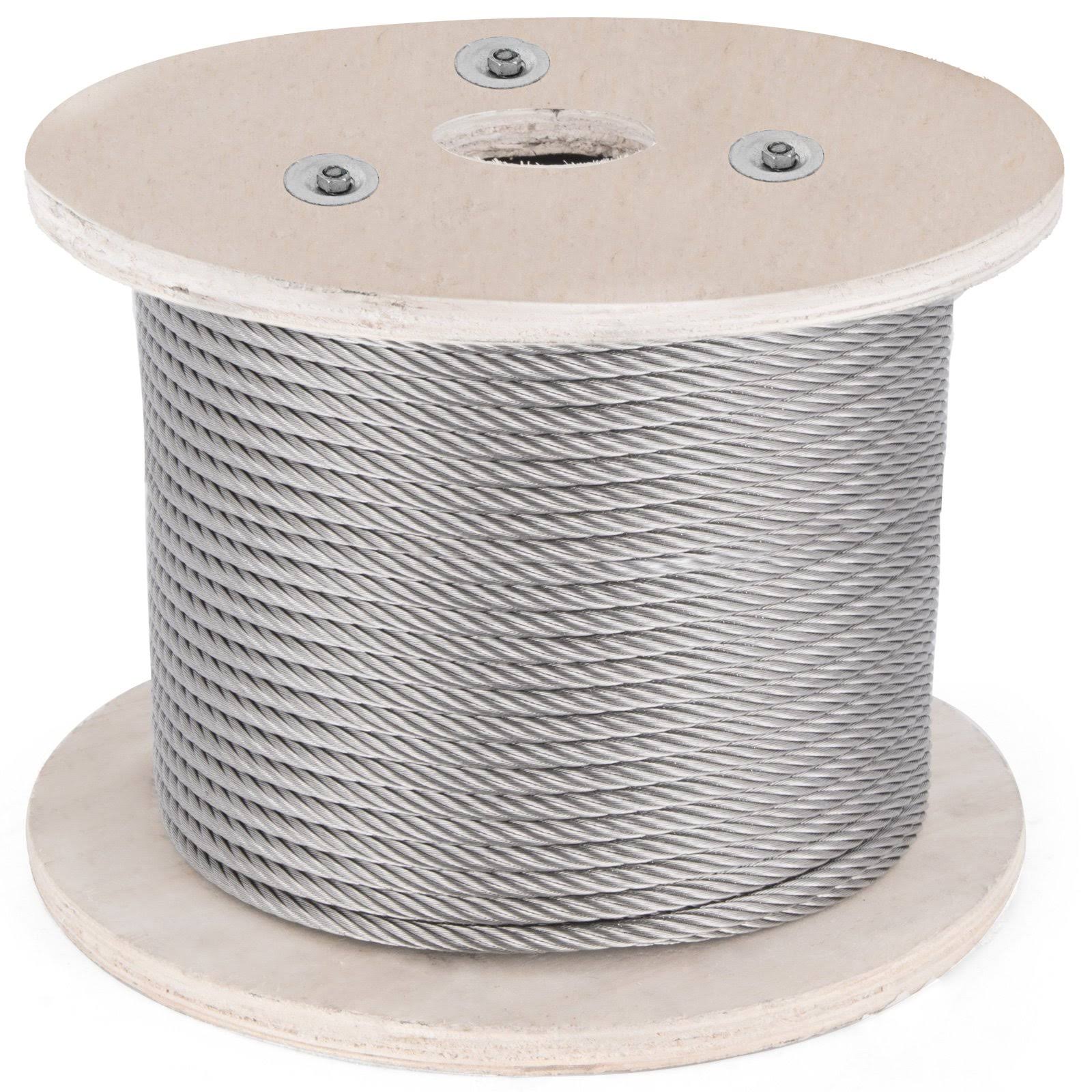 500ft 1x19 Stainless Steel Cable Wire Rope 5/32 Z81797