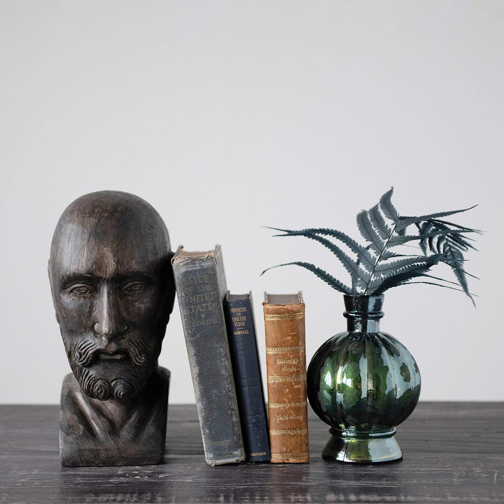 Hand-Carved Mango Wood Bust R648