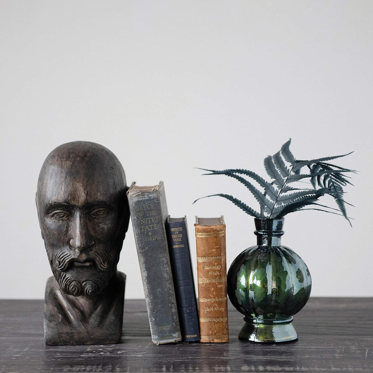 Hand-Carved Mango Wood Bust R648