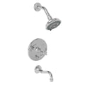 Satin Nickel Pressure Balanced Tub & Shower Trim Set Y7070