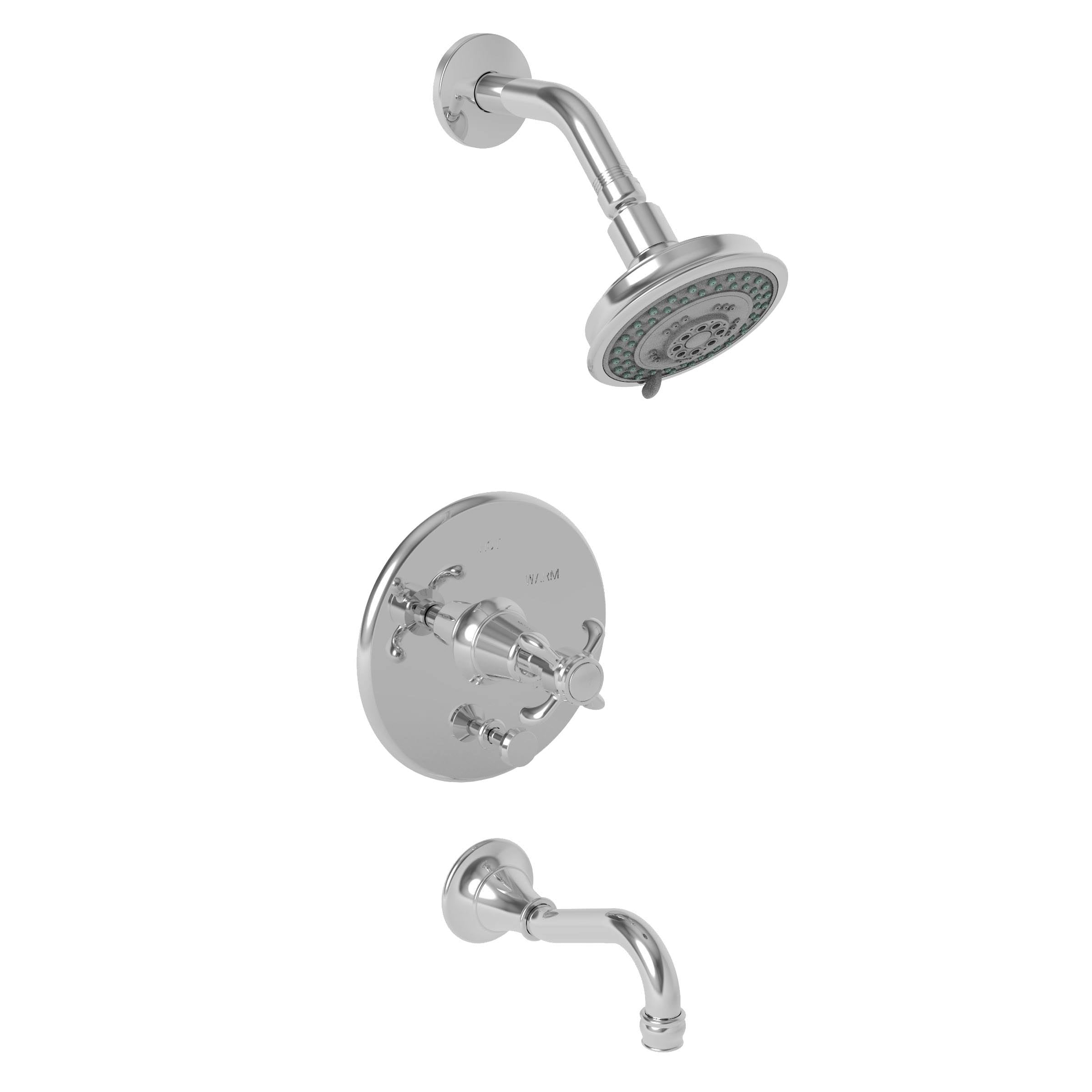 Satin Nickel Pressure Balanced Tub & Shower Trim Set Y7070
