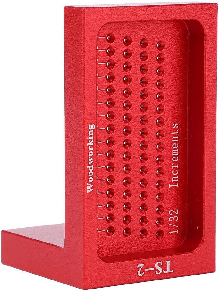Woodworking Cross Calibration Ruler, T Type Scribing Marking Gauge, Pack of 2 Q69696