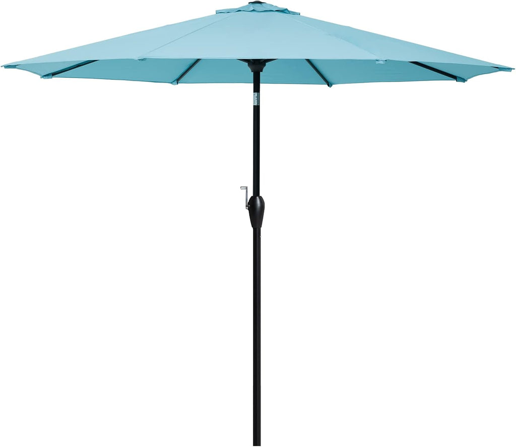 Beige 9 ft Patio Umbrella with Nonfading Canopy D907962