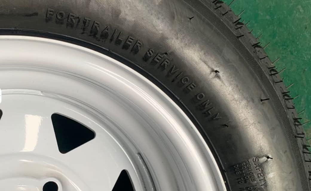 ST175/80R13 Trailer Tires 8PR Load Range D Tubeless Pack of 2 B90033