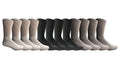 24 Pairs White Athletic Crew Socks K552859