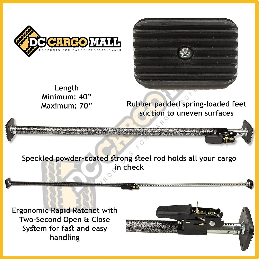 Steel Load Lock Rod for Pickups, Vans, & SUVs Z64144