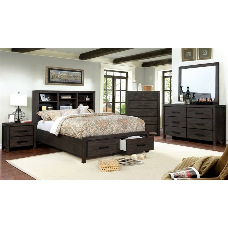 Rustic Brown 5 Drawer Chest K5075