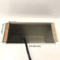 Pop up Outlet Desktop Connection Box with 2 Independent Power, USB, RJ45, VGA, HDMI, 3.5 mm Audio, Black, Pack of 2 I594467