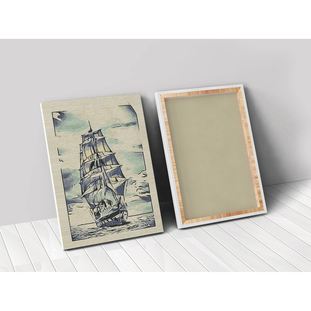 Multi-Color Stretched Canvas D209