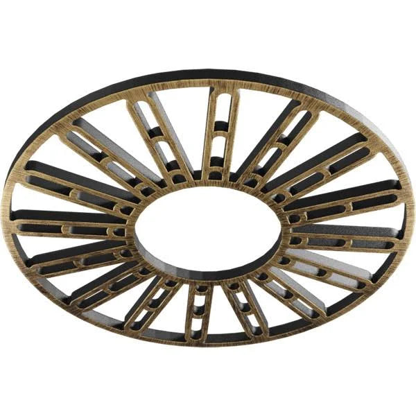 38x22OD x 13 3/4x22ID x 1x22P PVC Pierced Ceiling Medallion M28552