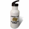 Leopard Print 21 oz Sports Water Bottle X88165