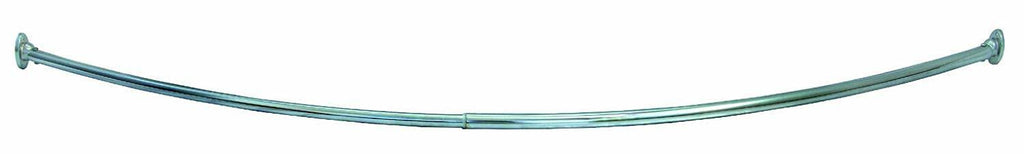 Satin Nickel Curved Shower Rod B42113