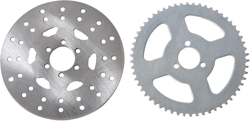 Rear Axle Kit Brake Hub Disc Rotor Chain Sproket for Go Kart Drift Trike Cart H202771