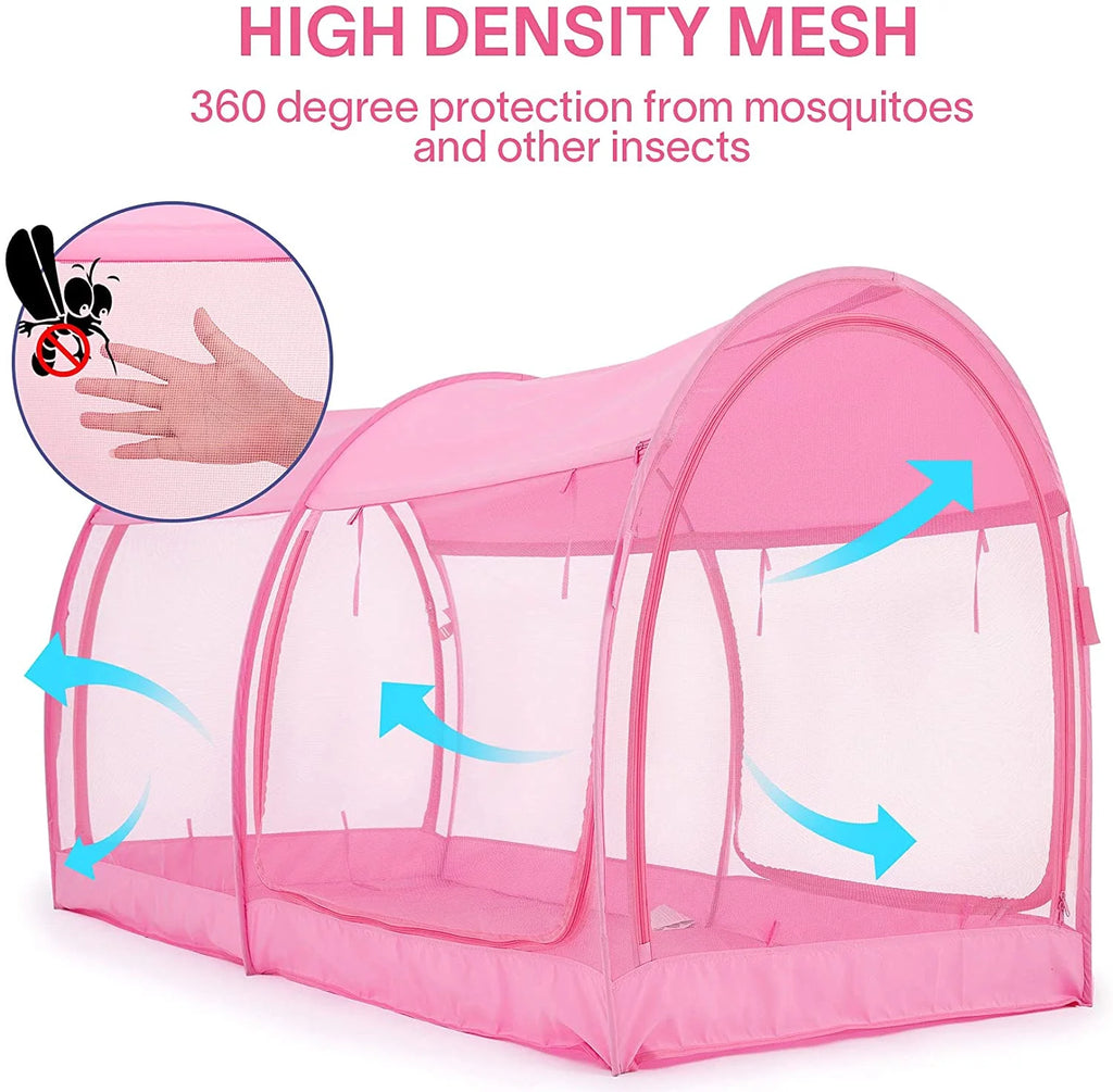 Pink Full Size Bed Mosquito Net A71980
