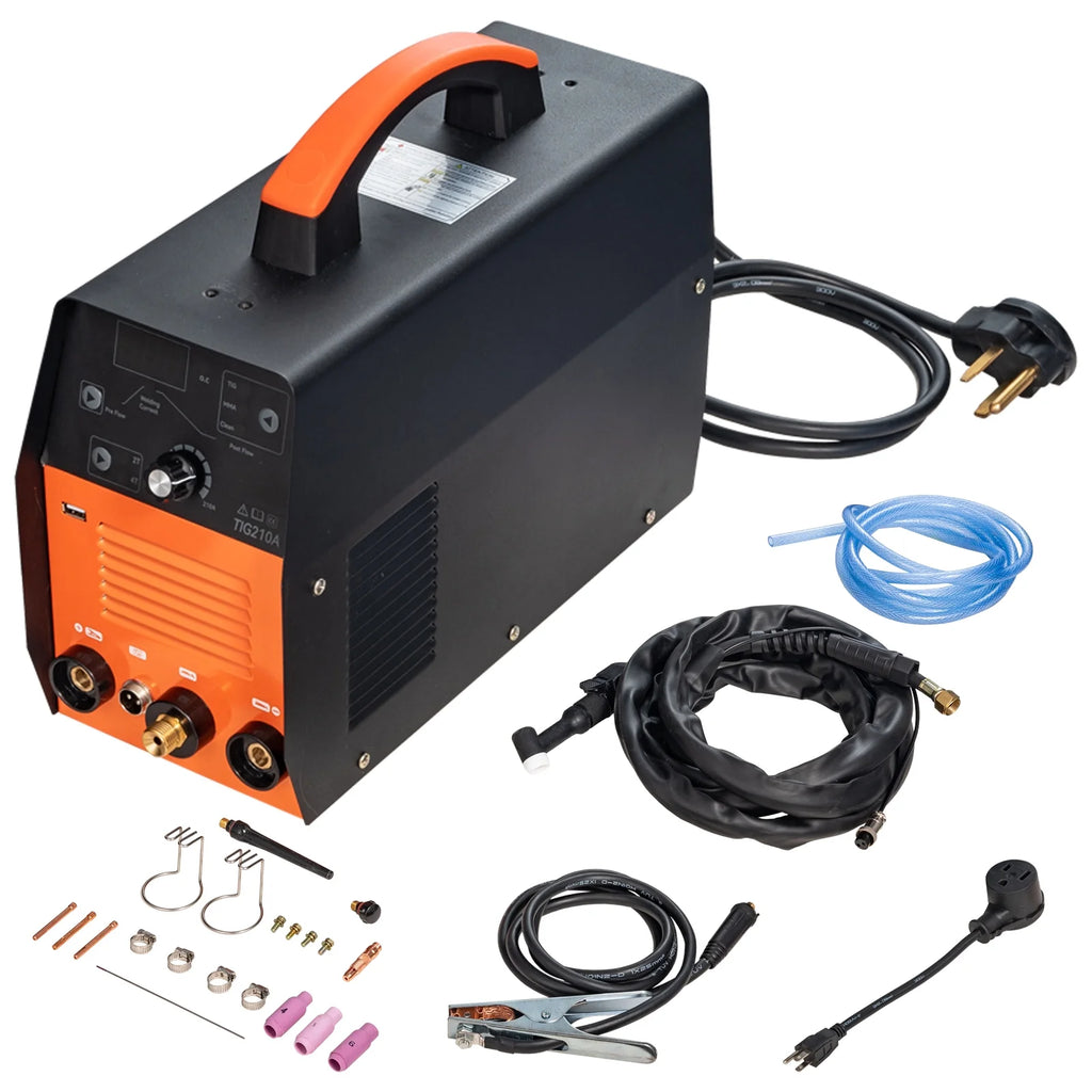 210Amp 3 in 1 TIG Welder 110/220V Dual Voltage HF TIG/Stick Welding Machine T3822