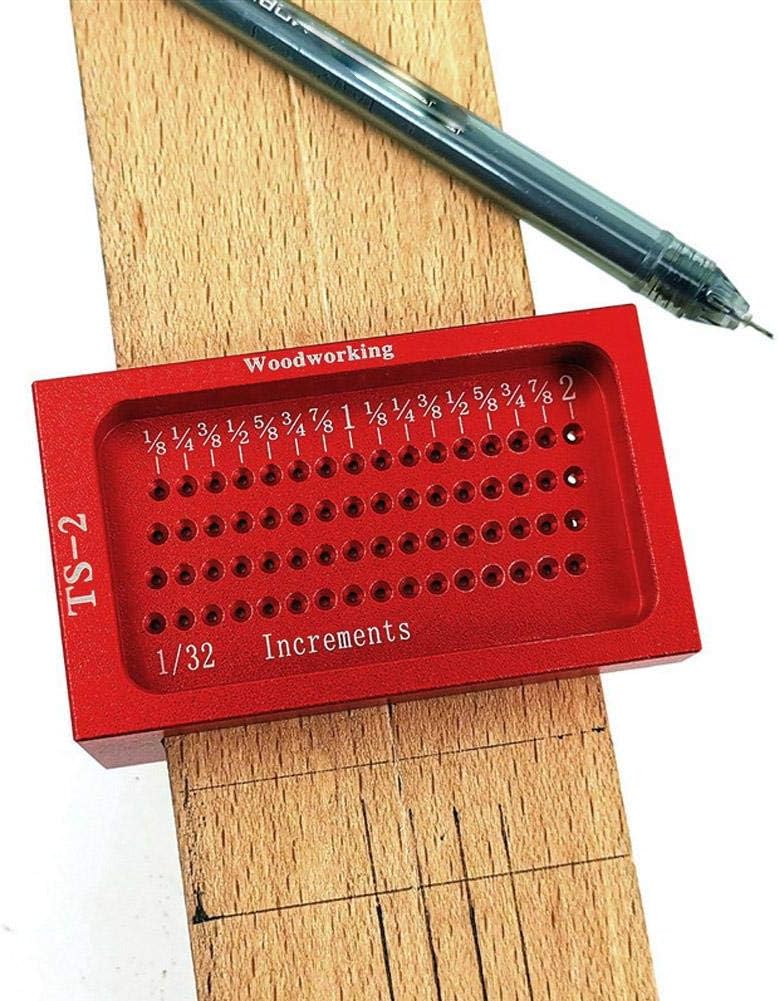 Woodworking Cross Calibration Ruler, T Type Scribing Marking Gauge, Pack of 2 Q69696