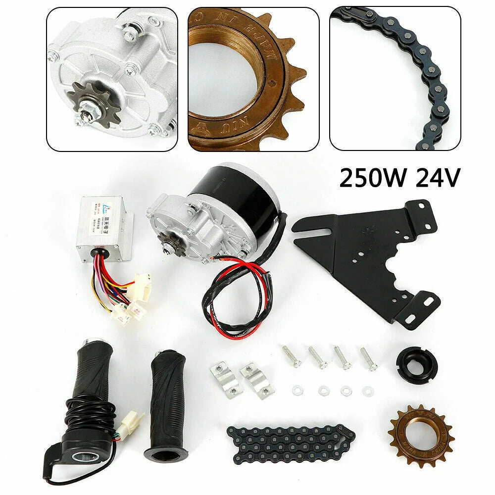 24V 250W Electric Bike Conversion Kit Motor Controller Sets For 16"-28" E-Bike L516455