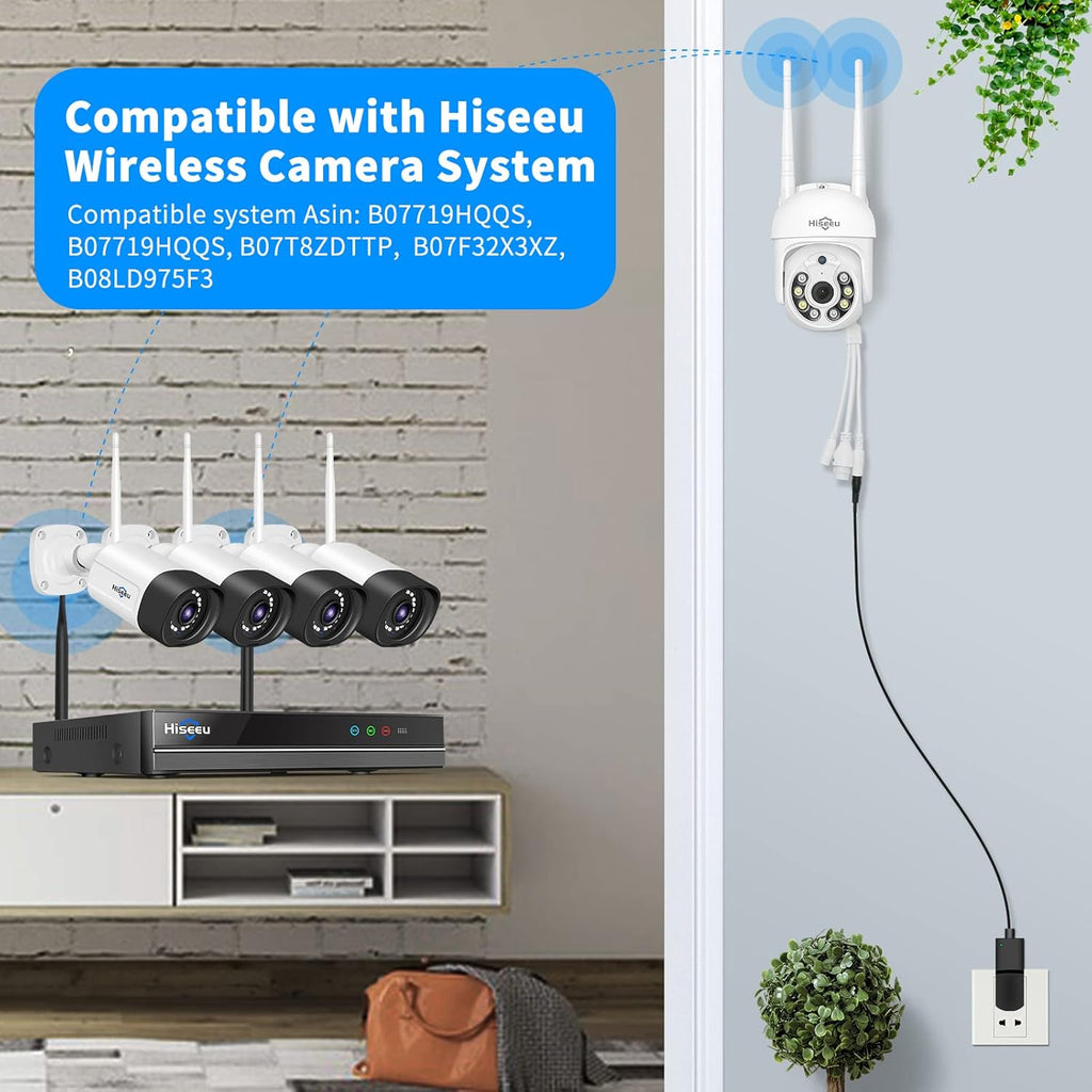 3MP Outdoor Wireless Security Camera with Floodlights Q756272