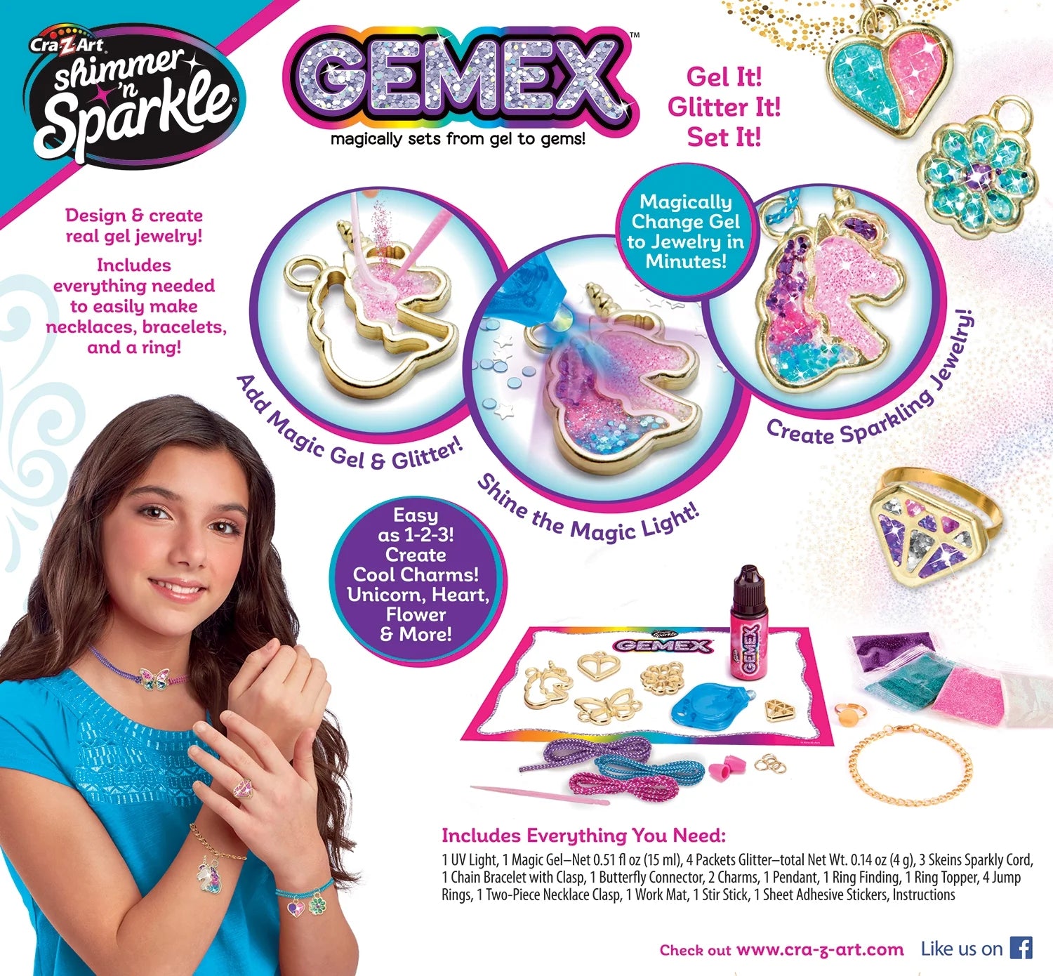 24 Piece Crystal Jewelry Kit V422