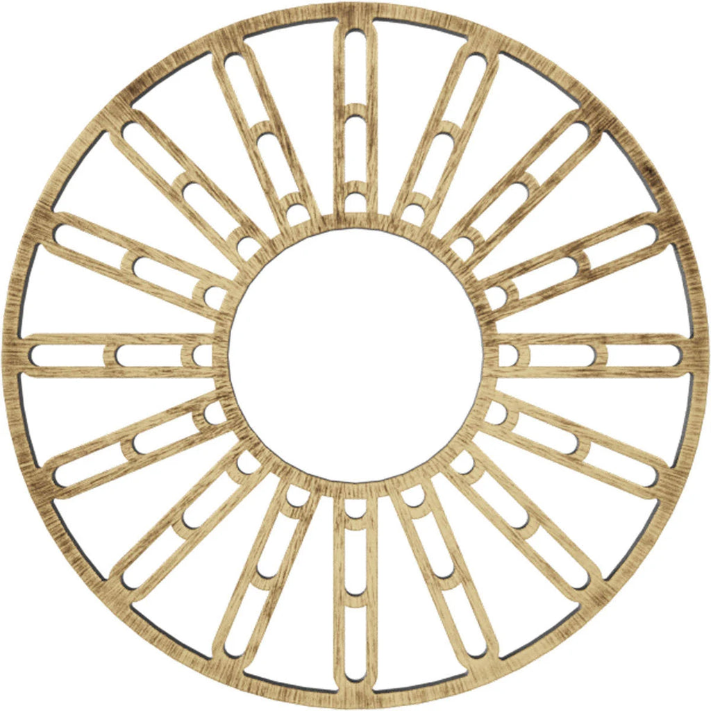 38x22OD x 13 3/4x22ID x 1x22P PVC Pierced Ceiling Medallion M28552