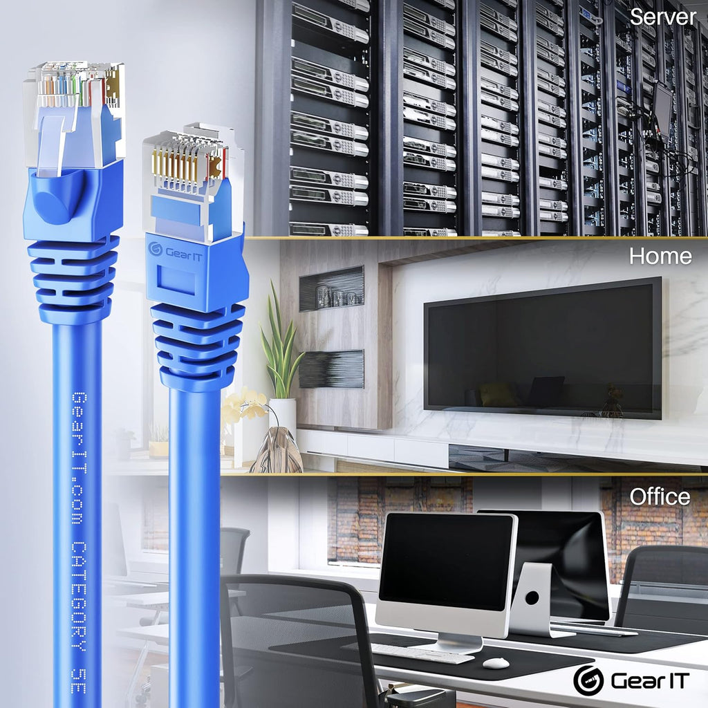 Blue 5 Feet Cat5e Ethernet Patch Cable F8934