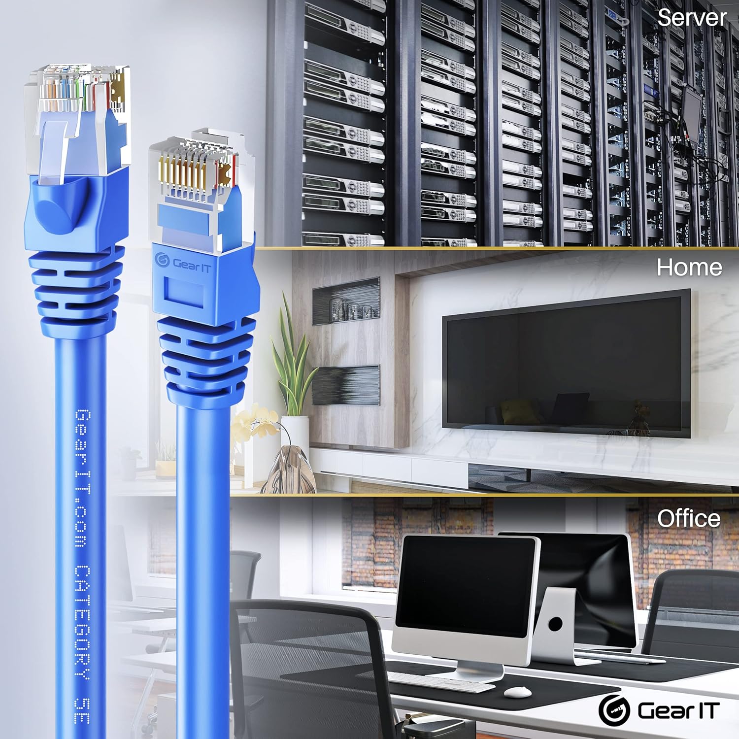 Blue 5 Feet Cat5e Ethernet Patch Cable F8934