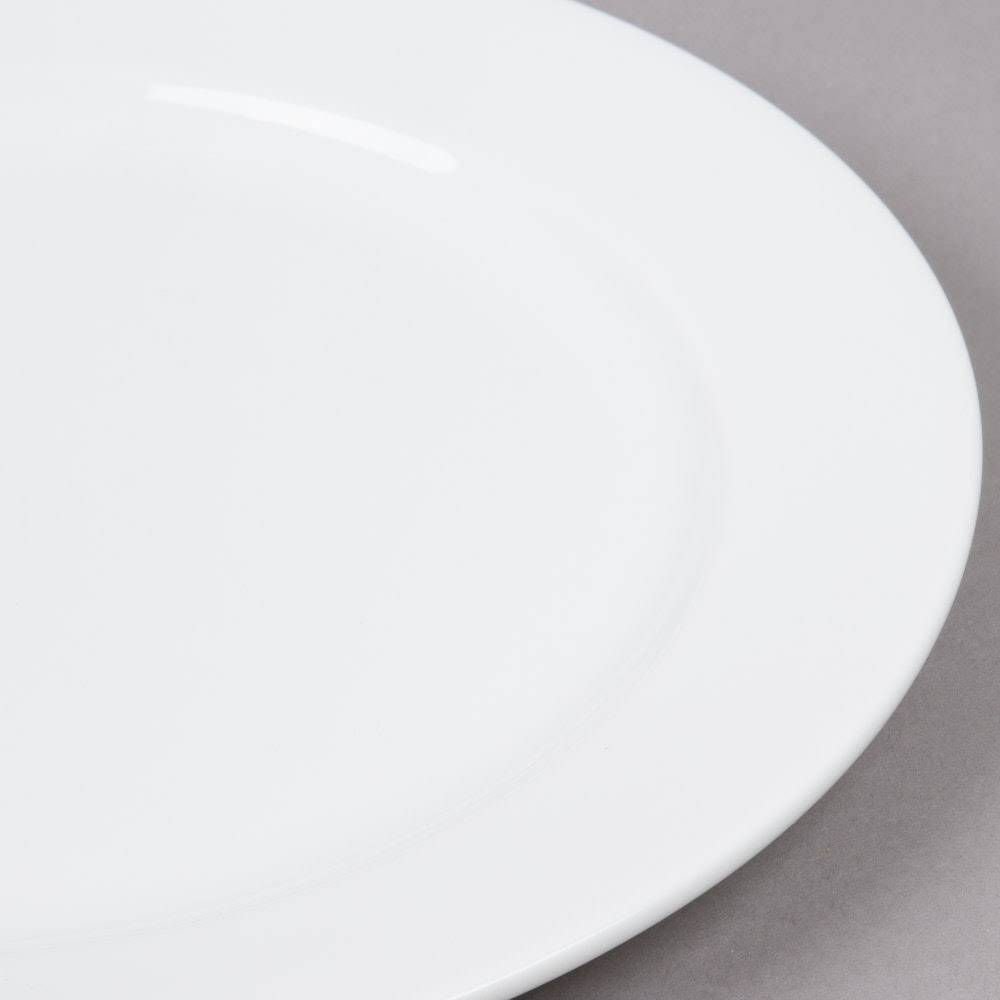 White 8-1/2x22 Salad Plate Q707527