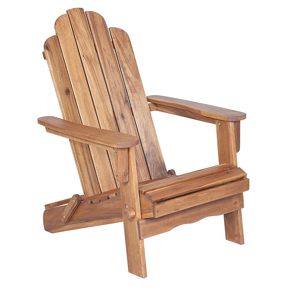 Brown Acacia Wood Adirondack Chair K7255